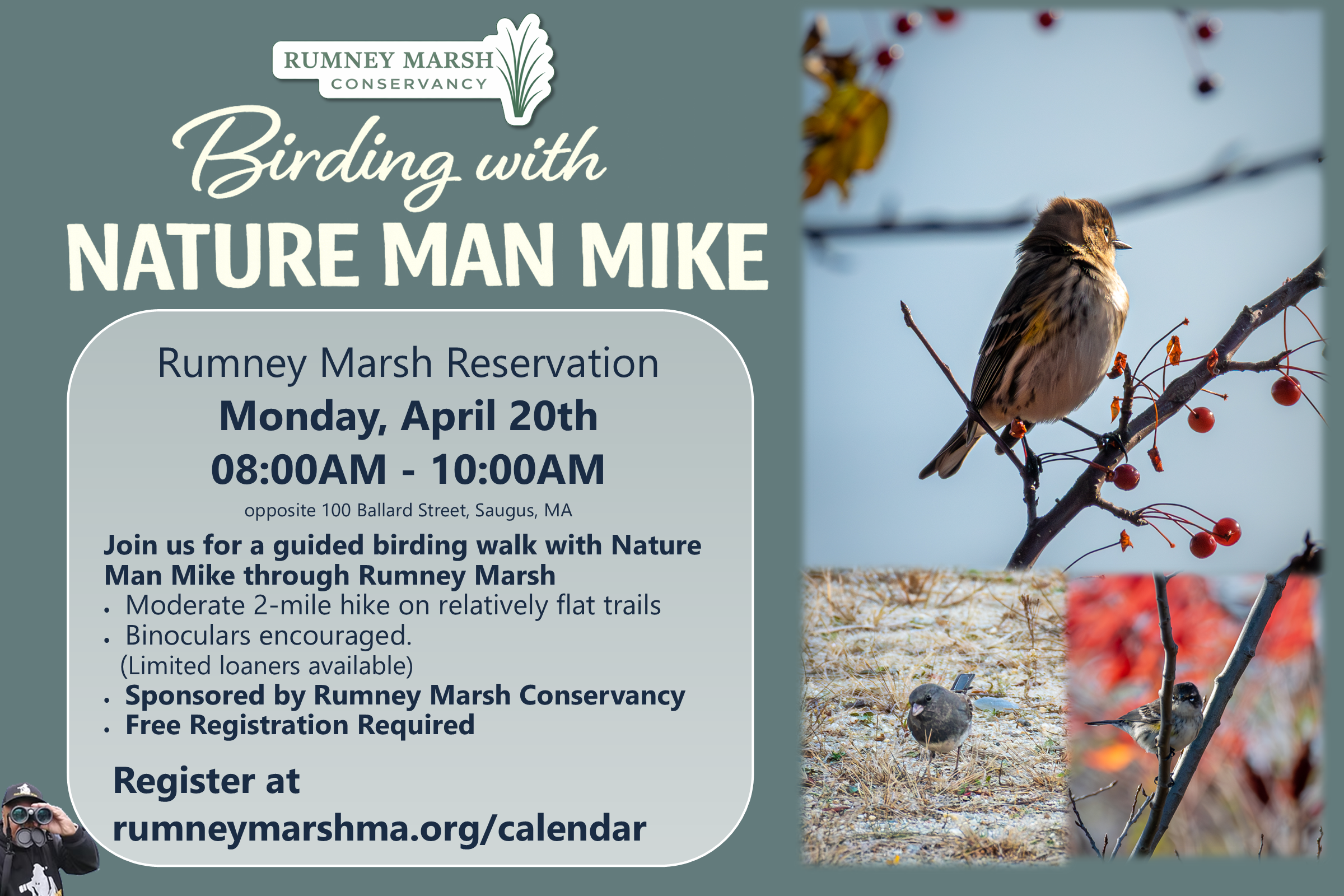 Birding with Nature Man Mike