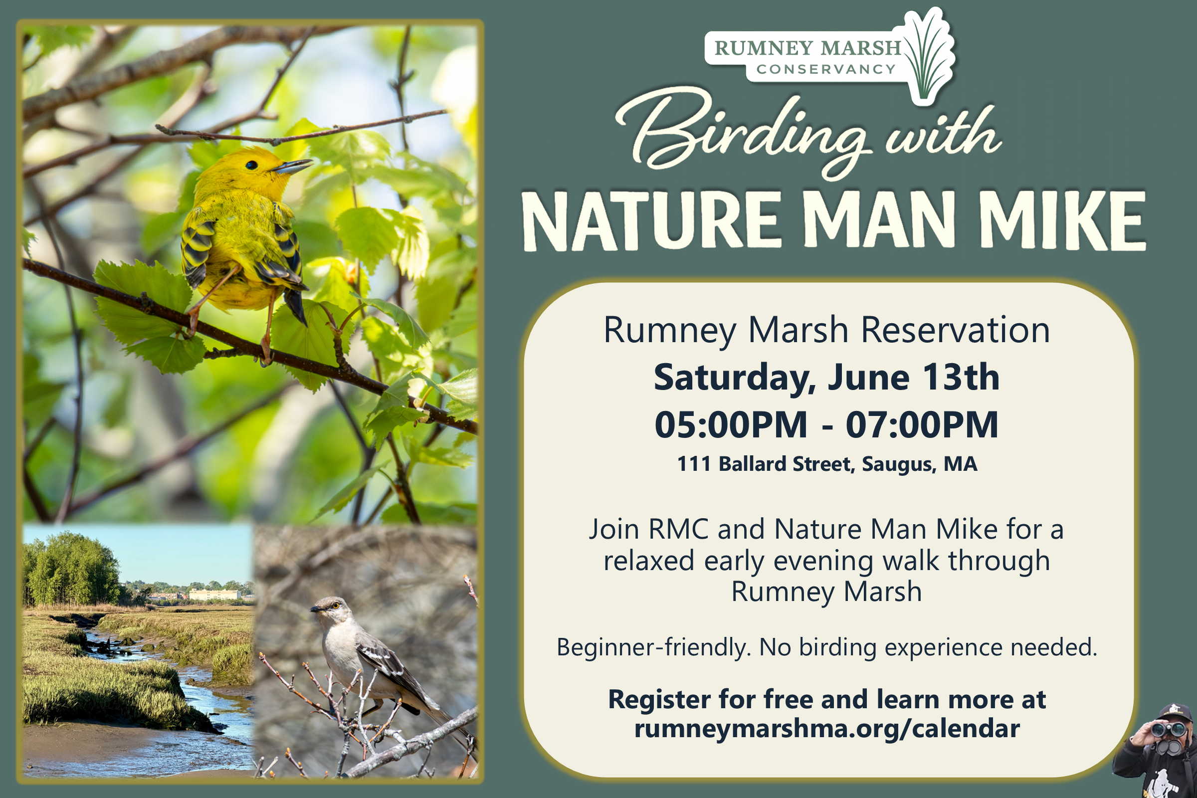 Birding with Nature Man Mike