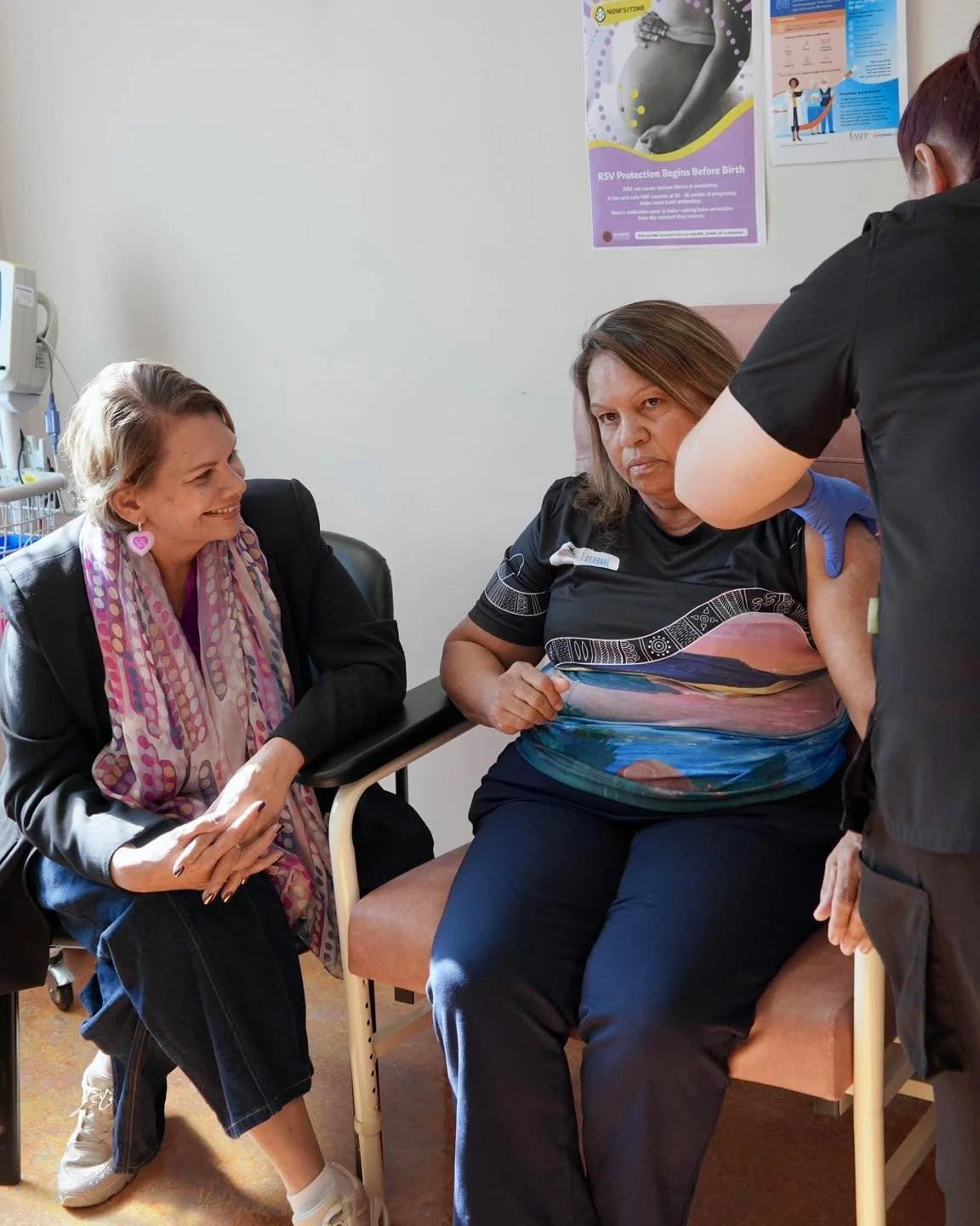 Hey you mob, have you had your RSV vaccine yet? 💉

RSV can hit little ones and older Australians hard, so it&rsquo;s important to get protected and help keep yourself and your loved ones safe this winter.

If you&rsquo;re over 75 - or over 60 for Fi