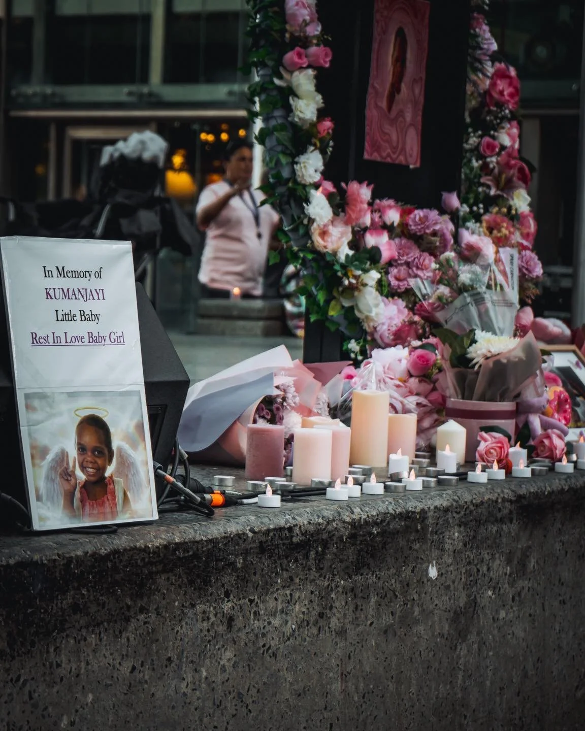 Across the Country, people gathered in reflection of a life that should have been and a family that were robbed of it. Rest in peace, Kumanjayi Little Baby. 💗