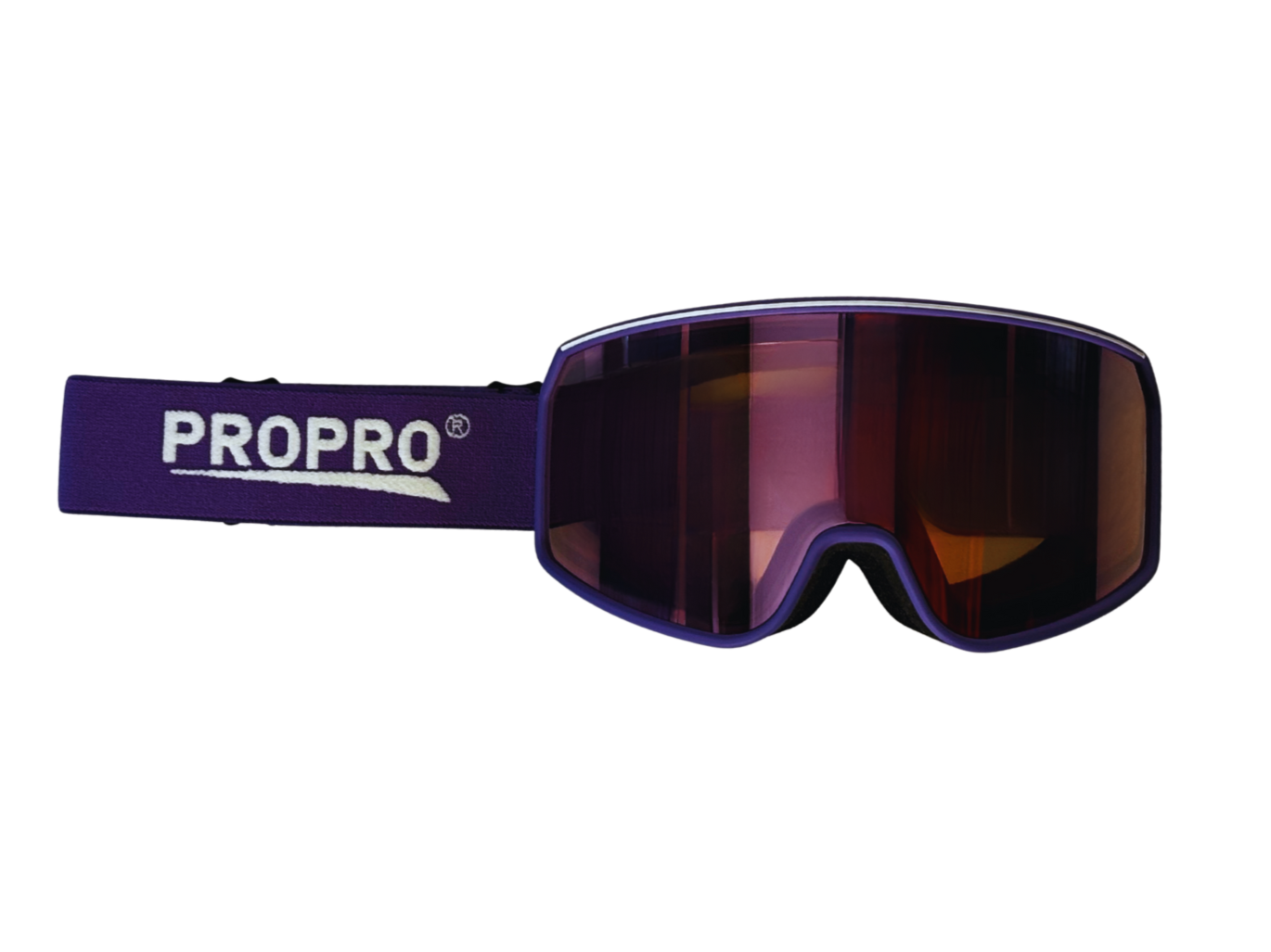 Bold Purple Snow Goggles