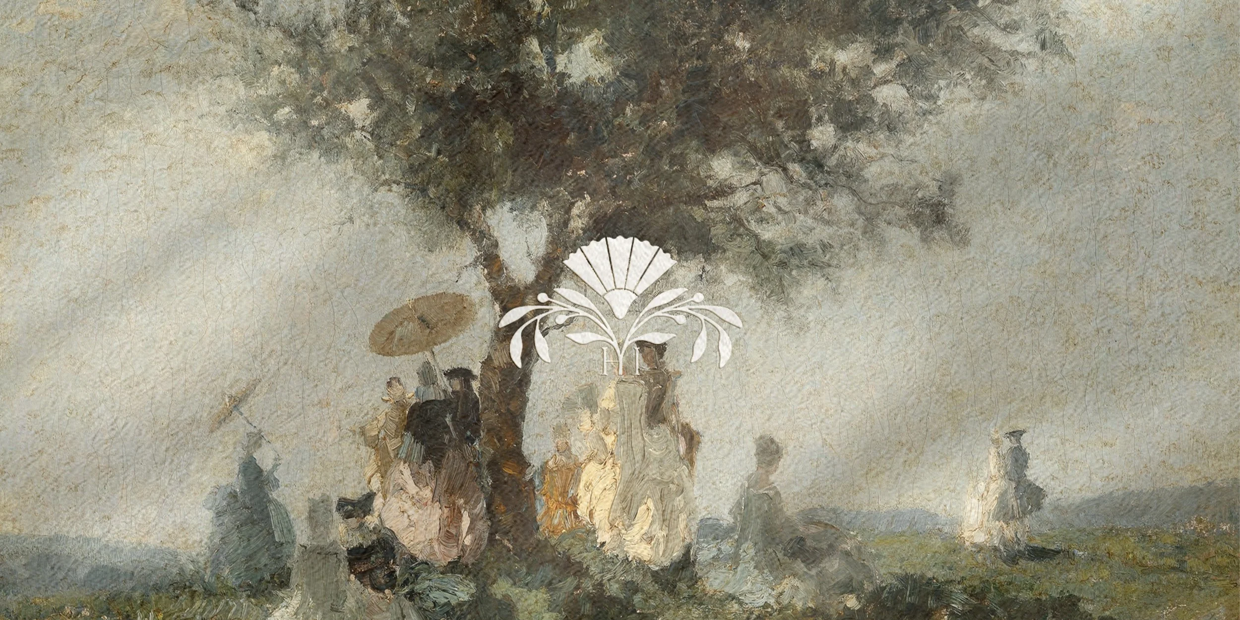 Haus of Ivory Monogram Brandmark Mockup