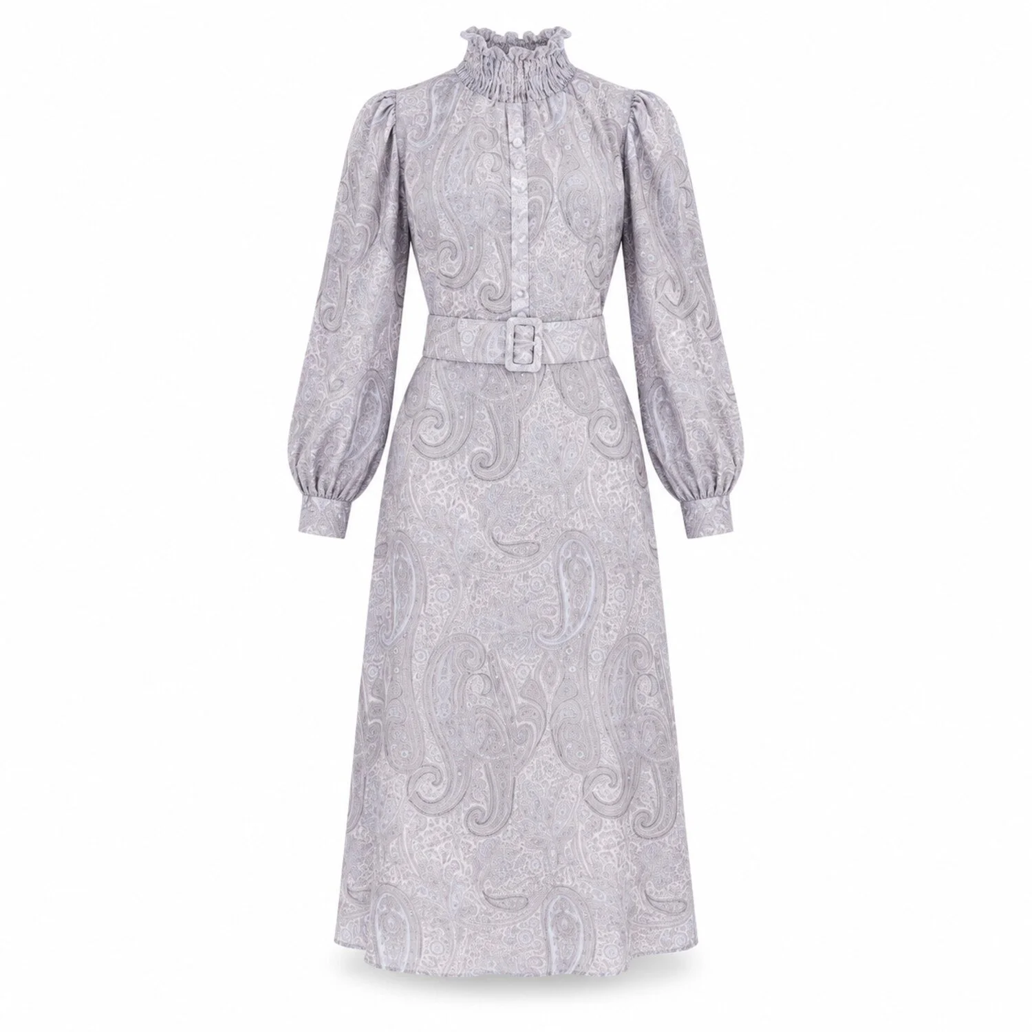 Prashanthi Paisley Print Dress