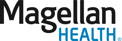 Magellan Health logo with black and blue text