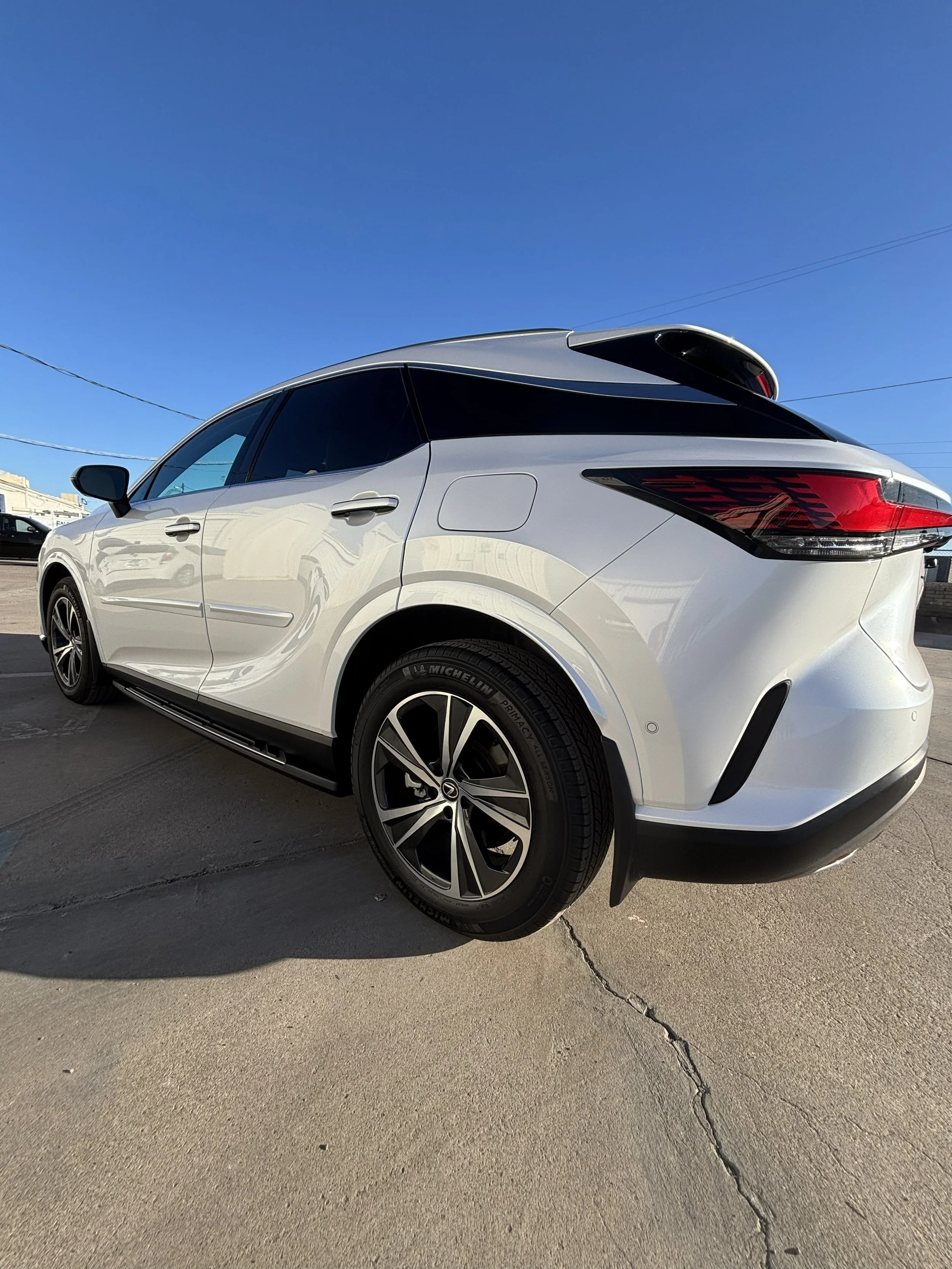 Freshly repaired and refinished car at Harvil Auto Body in Tempe, AZ