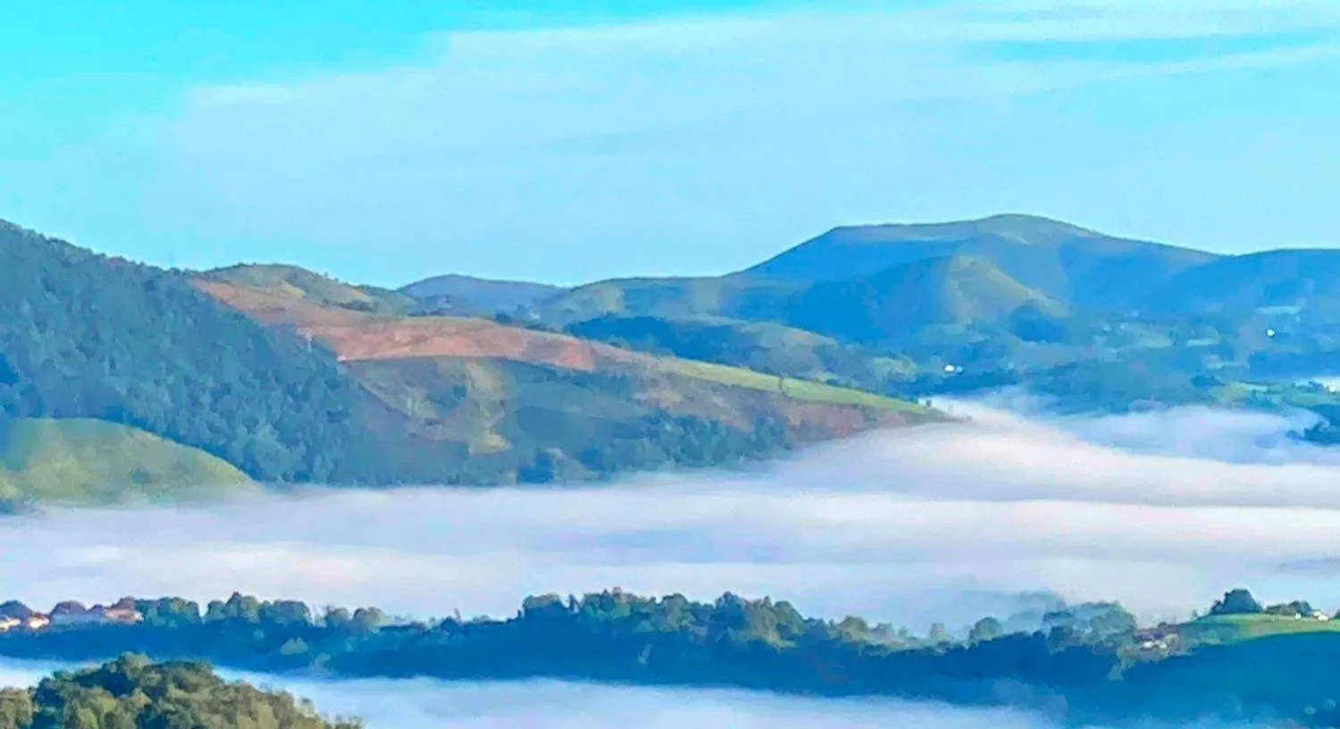 Pyrenees valley in France