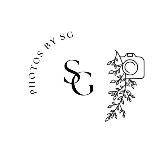 Logo with the text 'Photo by SC' and a graphic of a camera with leaves.