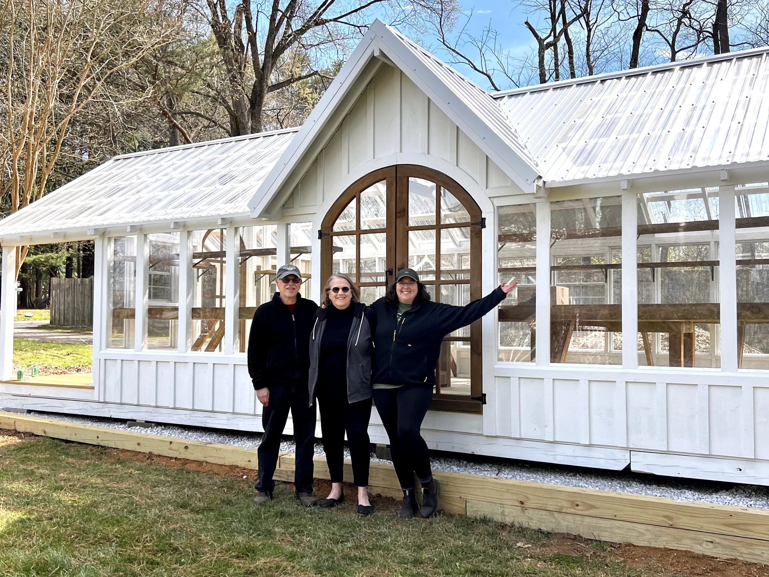 Our gorgeous greenhouse!