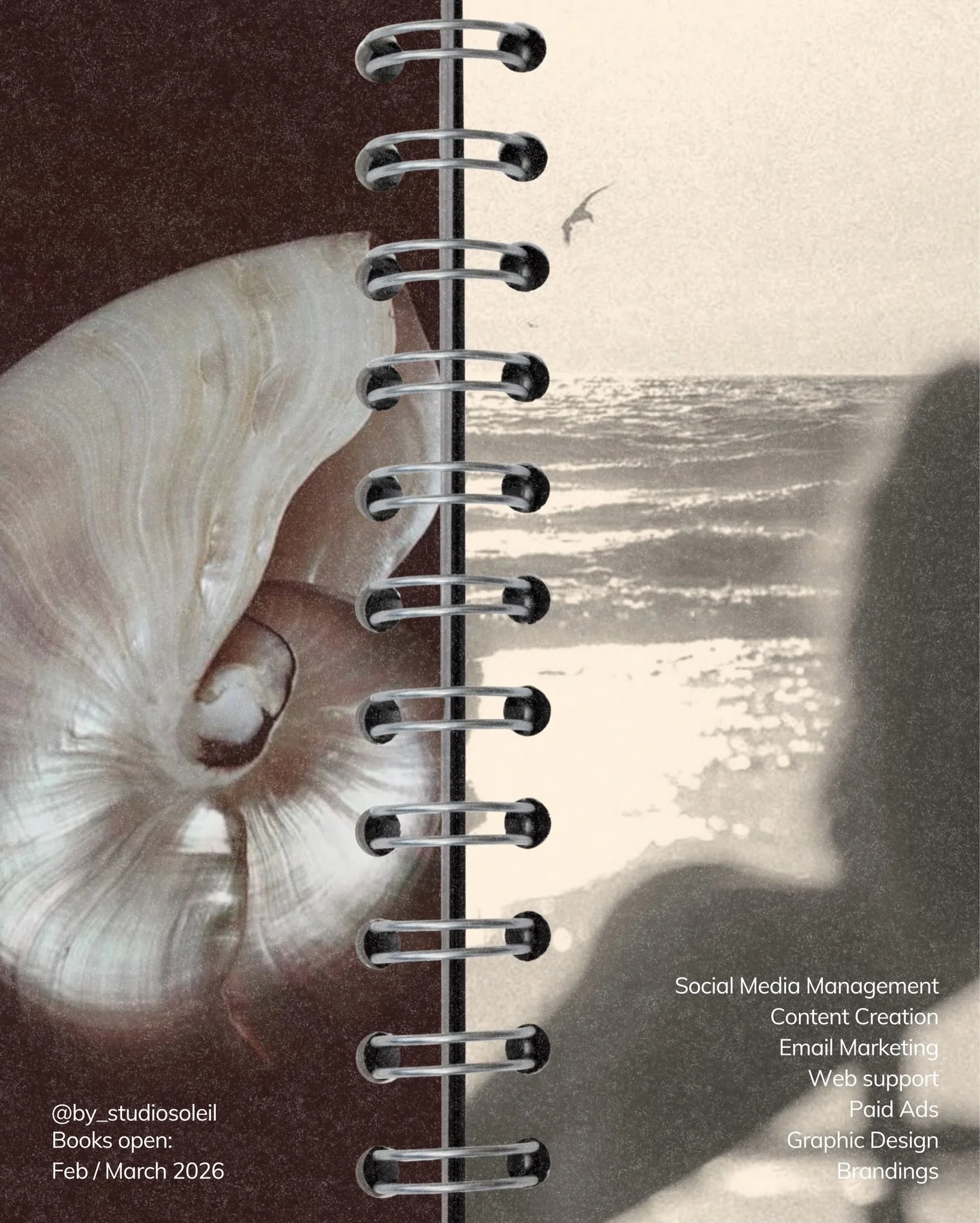 We don&rsquo;t think of marketing as separate pieces. For us, it&rsquo;s one ongoing conversation. It starts with really understanding the brand and the feeling behind it, then letting everything else build from there.
Social content is created thoug