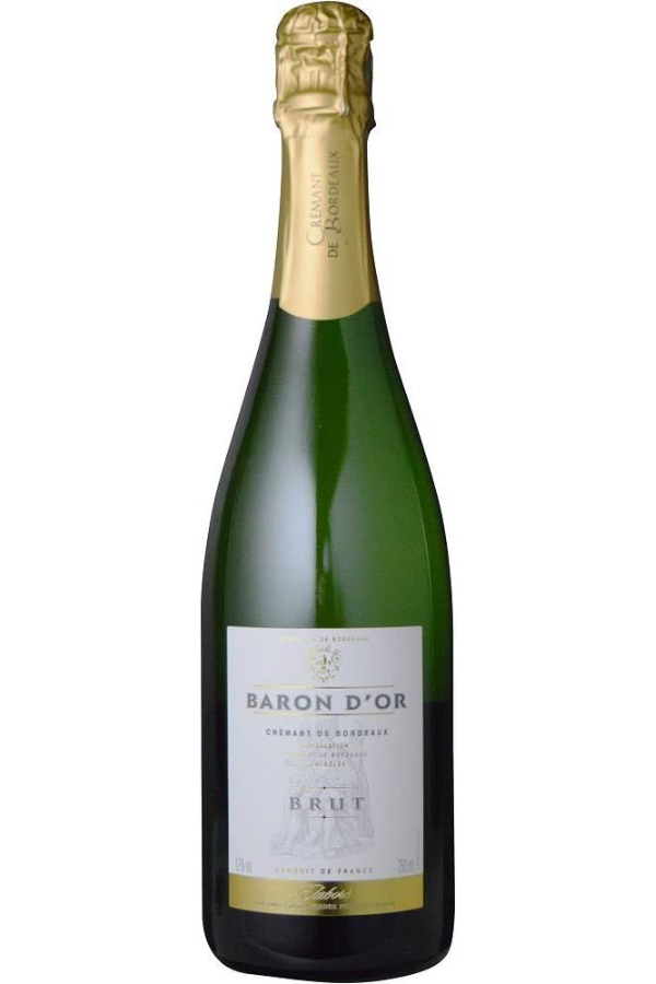 Baron D'Or Crémant de Bordeaux Brut NV, Bordeaux, France