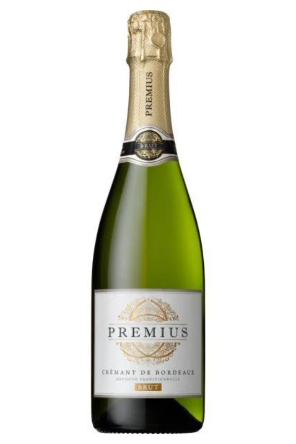 Premius Crémant de Bordeaux Brut NV, Bordeaux, France