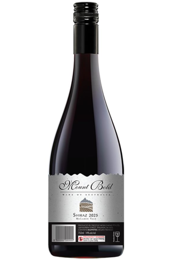 Mount Bold Shiraz 2025, McLaren Vale (15% Alc Vol)