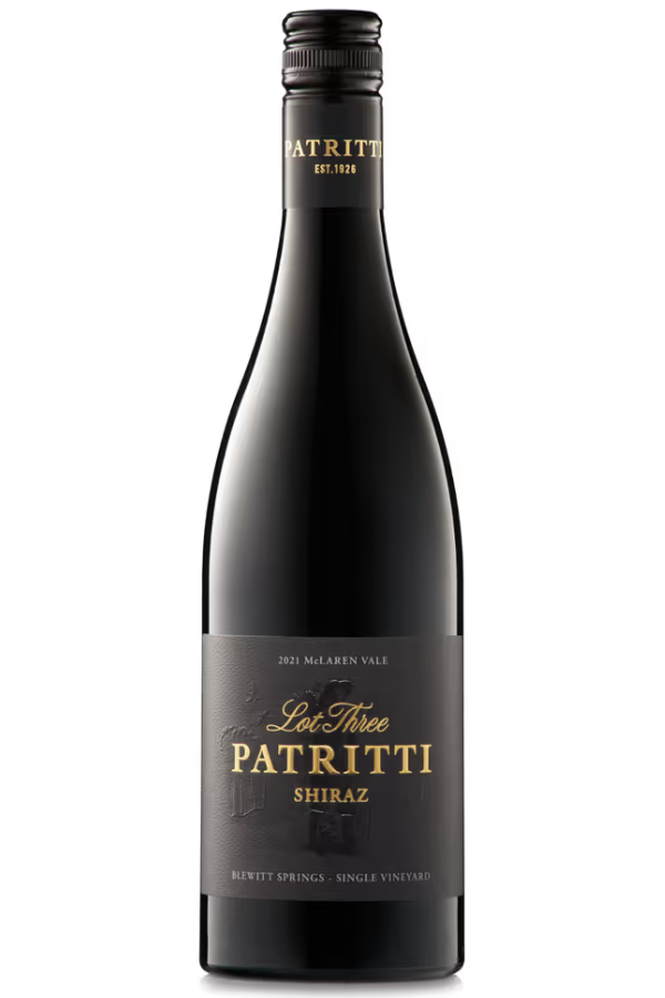 Patritti Lot Three Shiraz 2022, Blewitt Springs Single Vineyard McLaren Vale