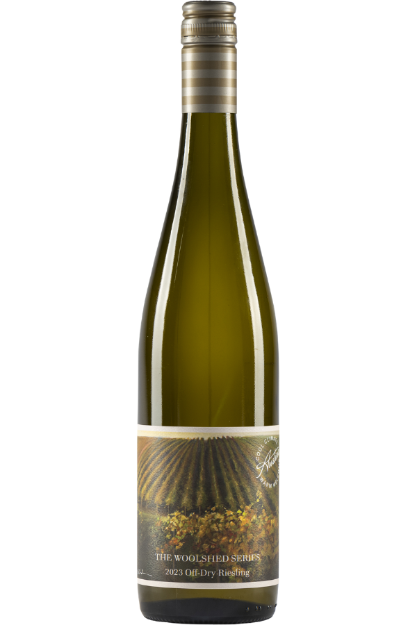 Austin's Wines Woolshed Off Dry Riesling 2023, Geelong