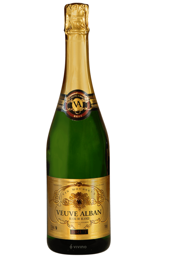 Vin Mousseux Veuve Alban Blanc de Blancs Brut