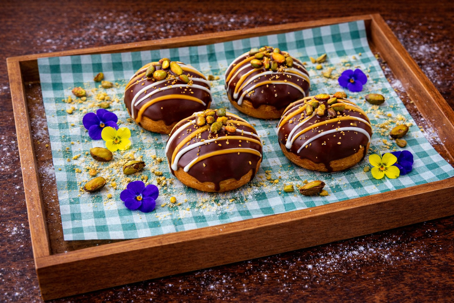 Dubai Choc Donut Balls