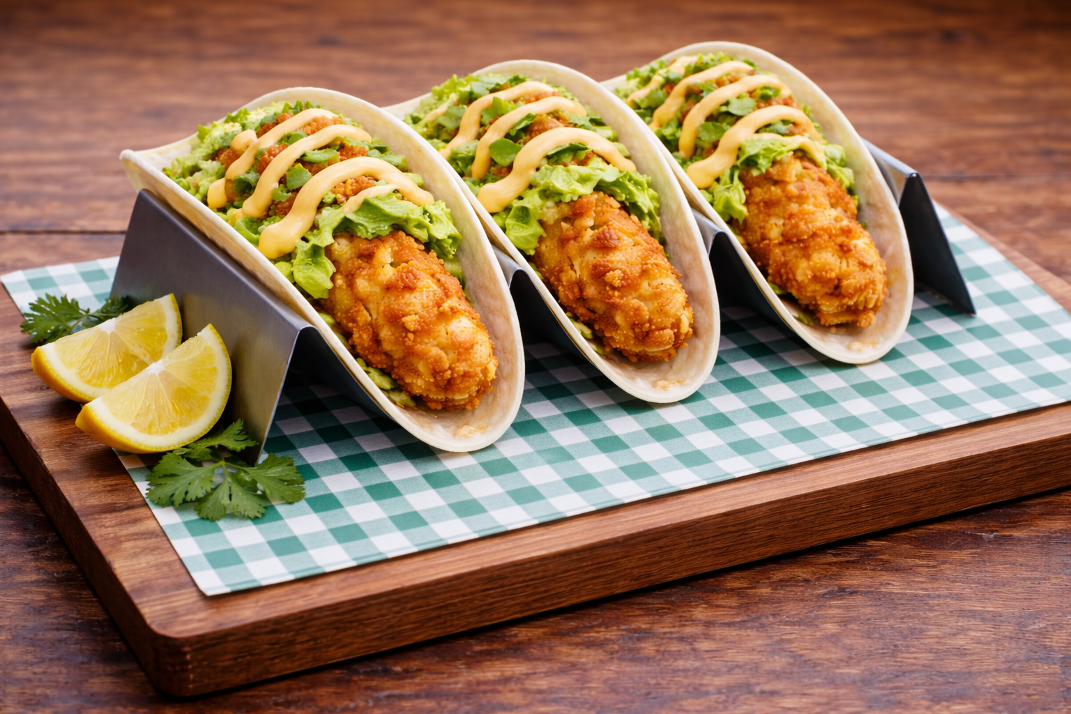 10 Pounds - Southern Fried Chicken Taco Trio.png
