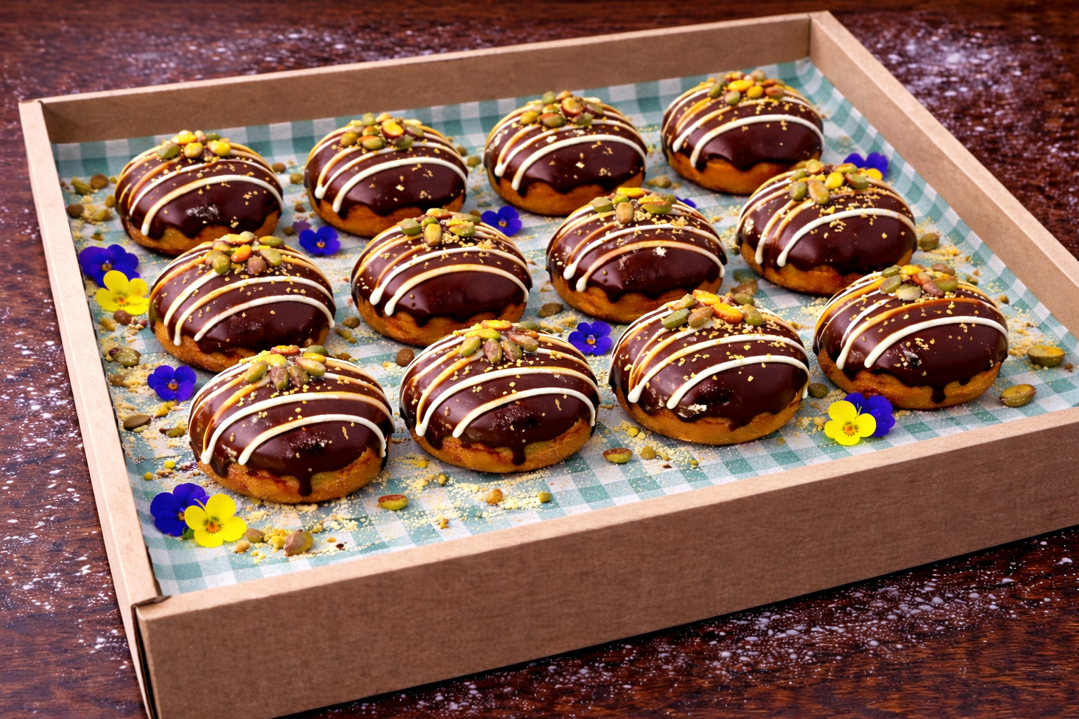 Dubai Choc Donut Ball Platter