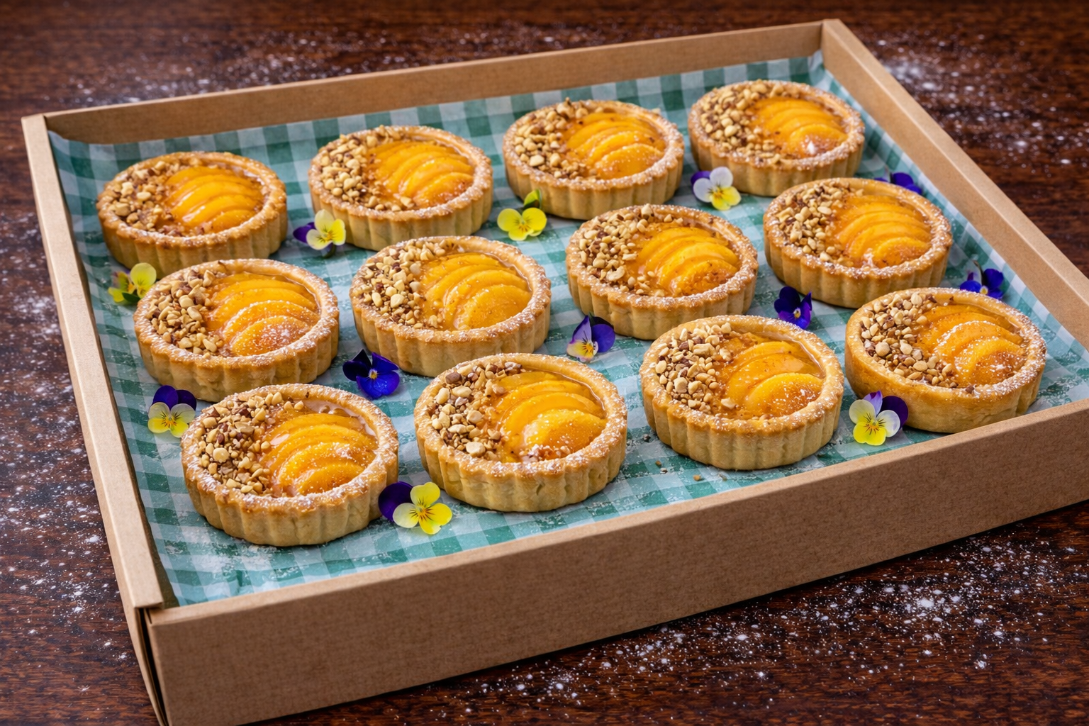 Almond & Pear Tart Platter