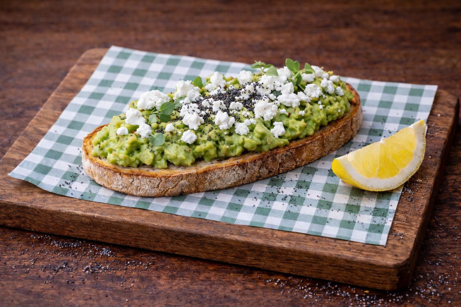 Avocado on Toast with Feta