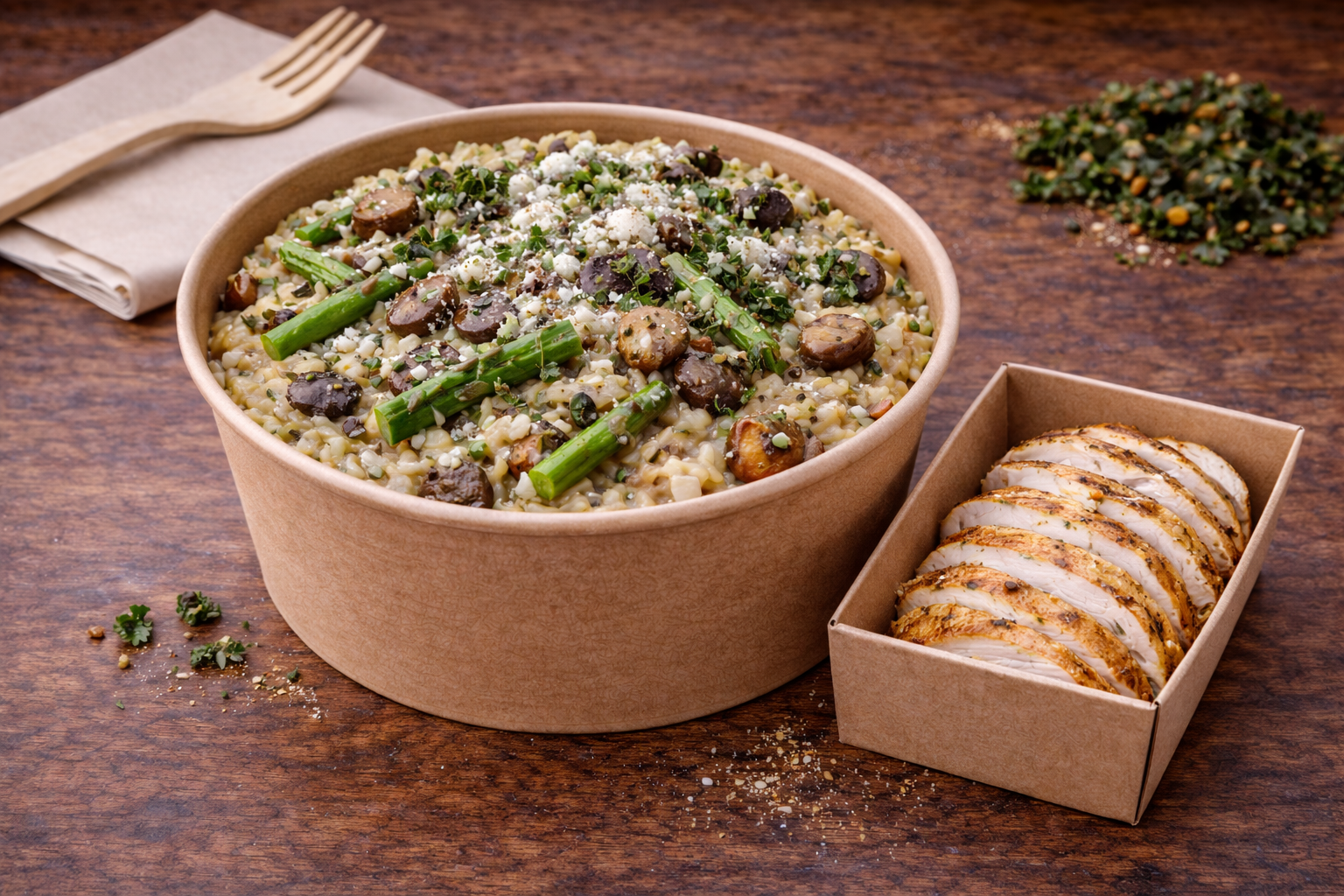 Truffle Mushroom Risotto (Individual)