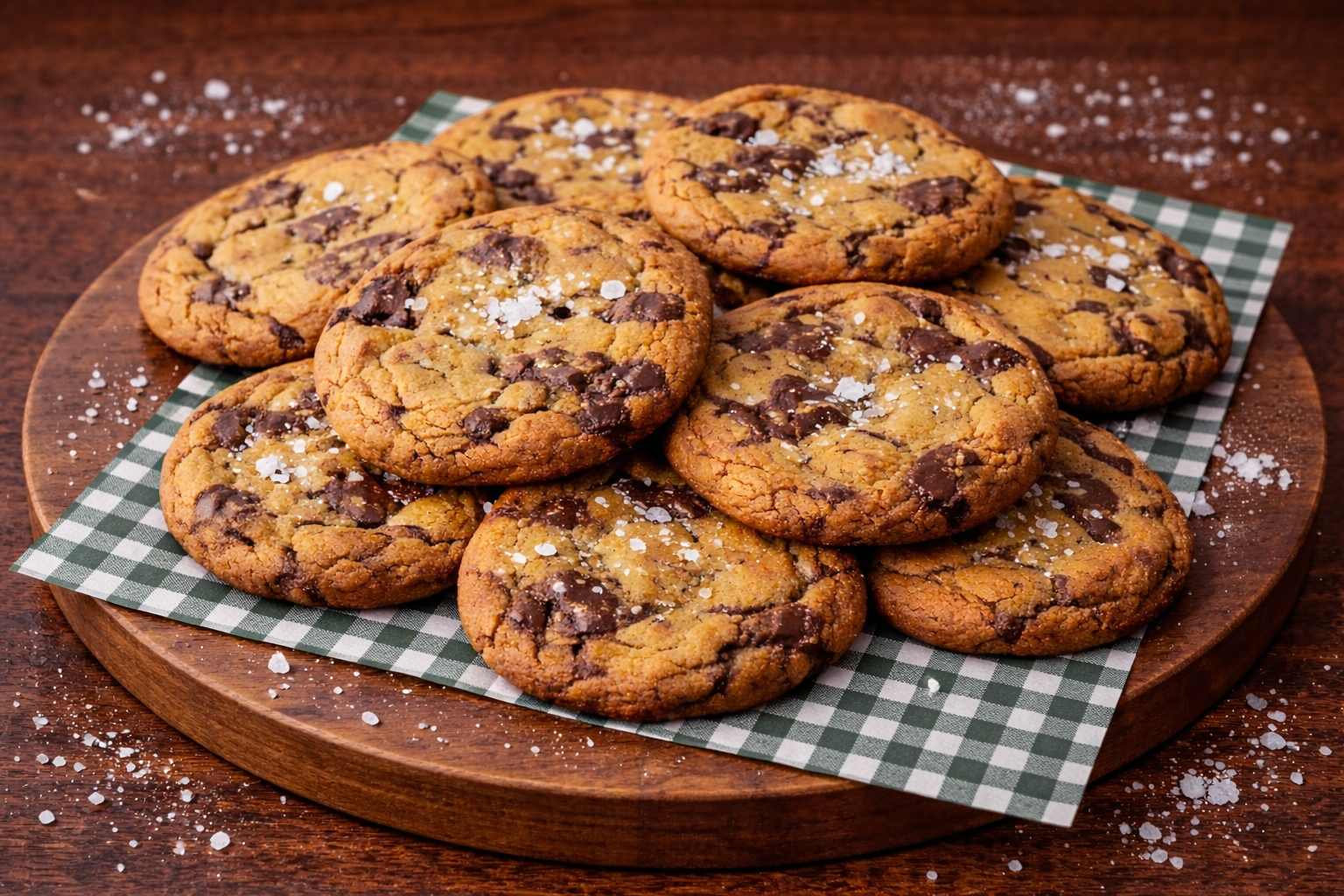 Dark Chocolate & Sea Salt Cookies