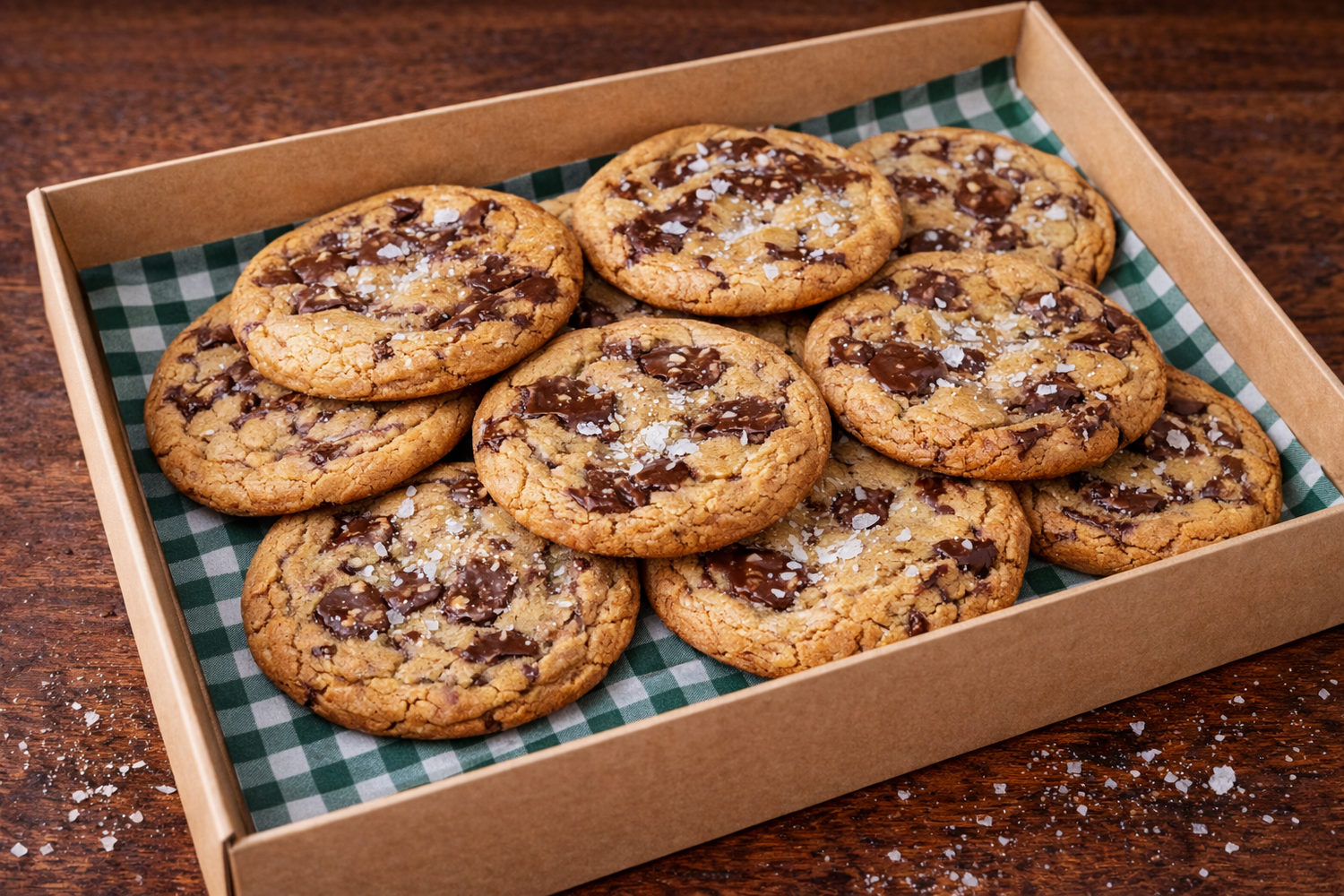 Dark Chocolate & Sea Salt Cookie Platter