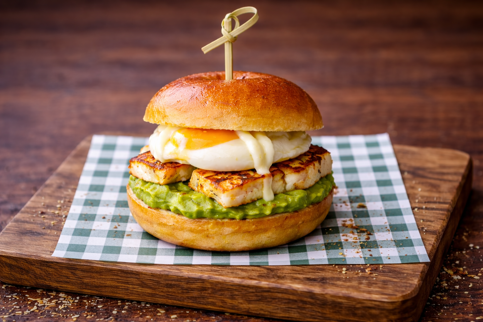Mini Brekky Slider | Egg & Halloumi