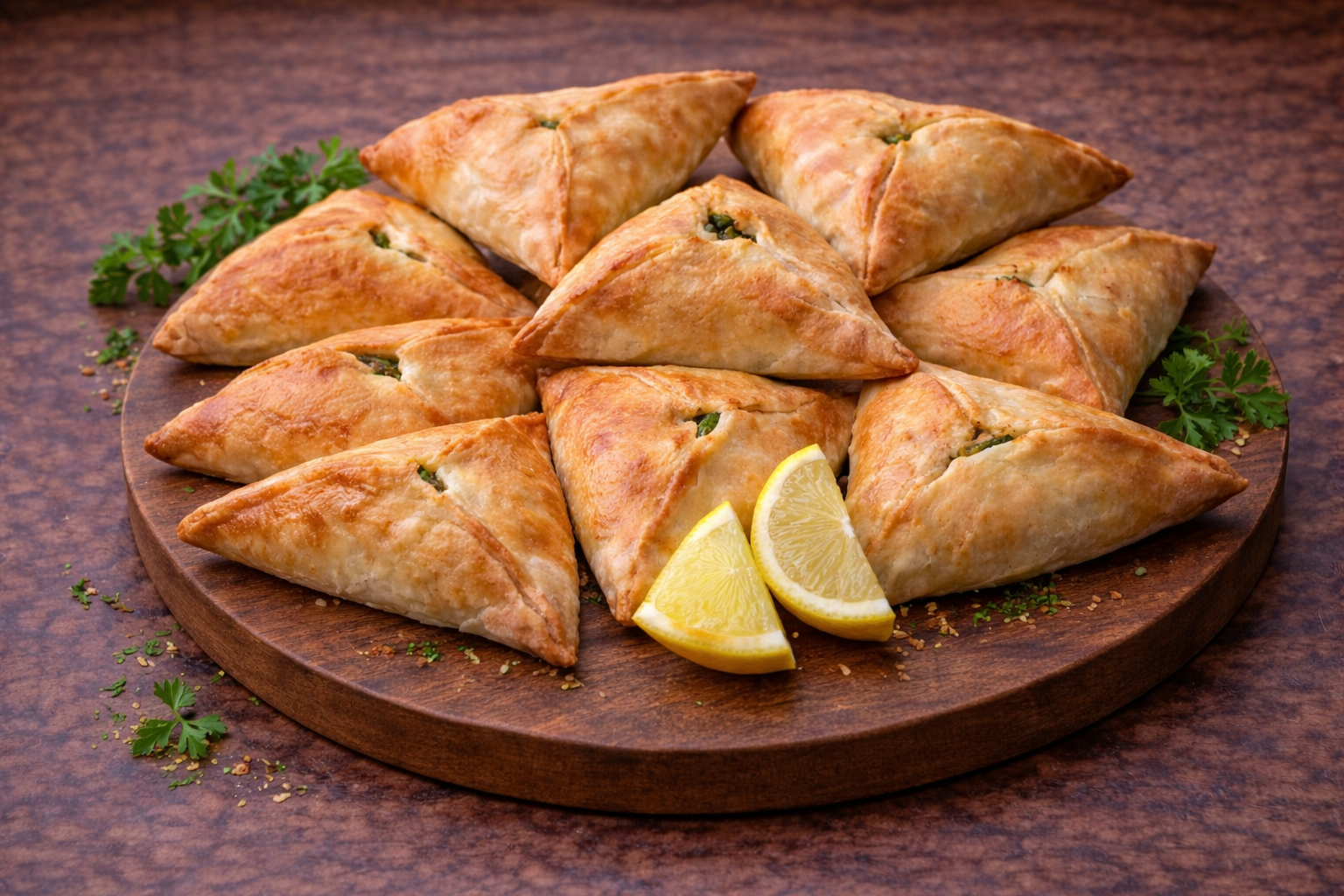 Spinach & Cheese Triangles