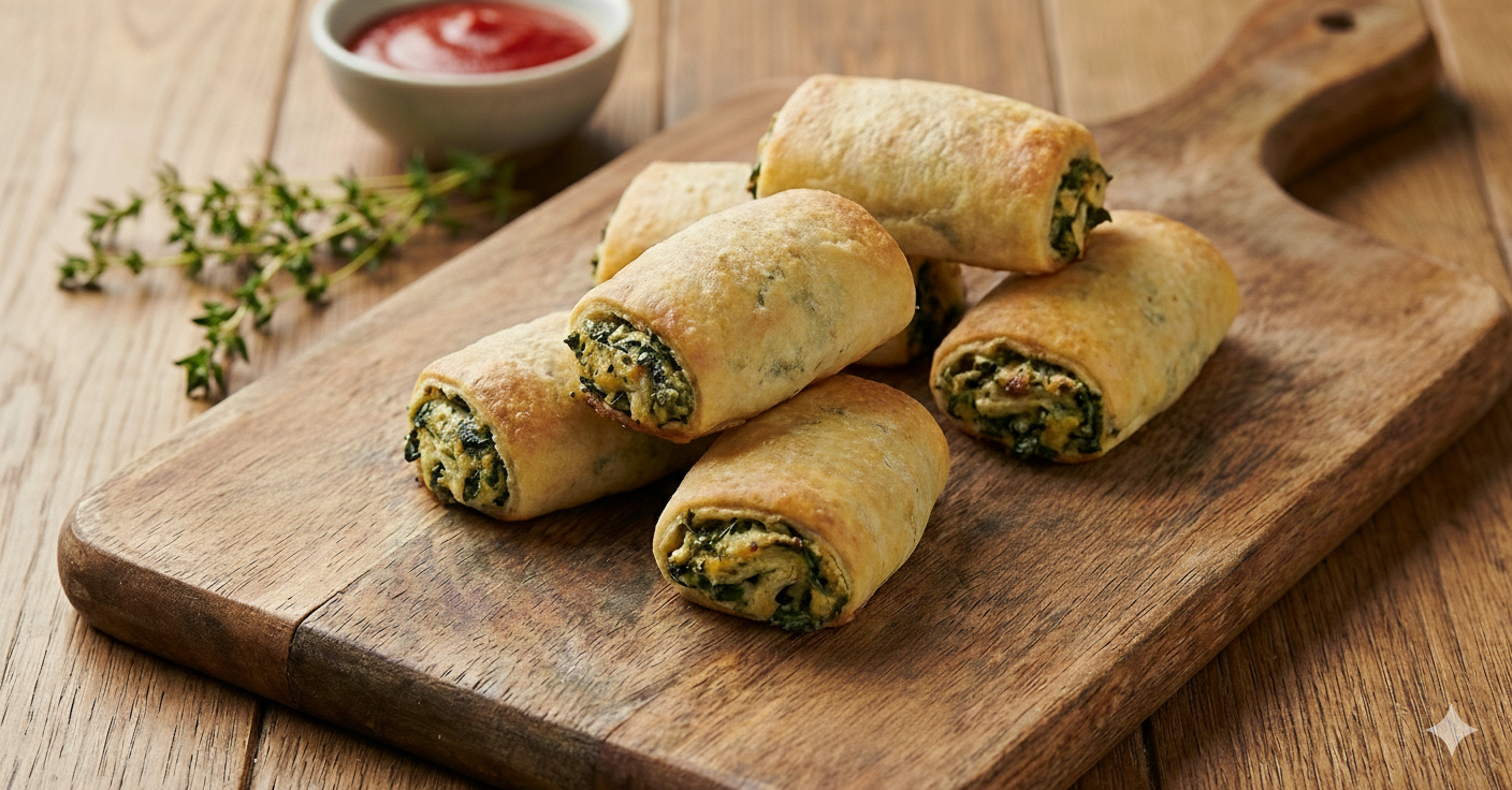 Mini Spinach & Ricotta Rolls