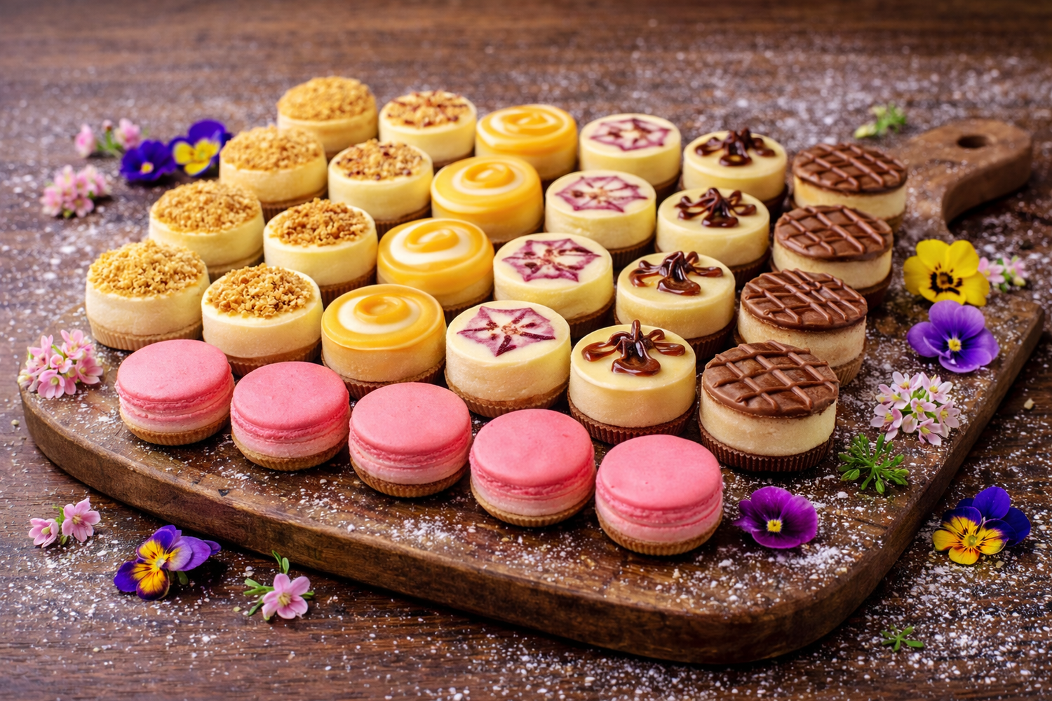 Assorted Petite Cheesecakes