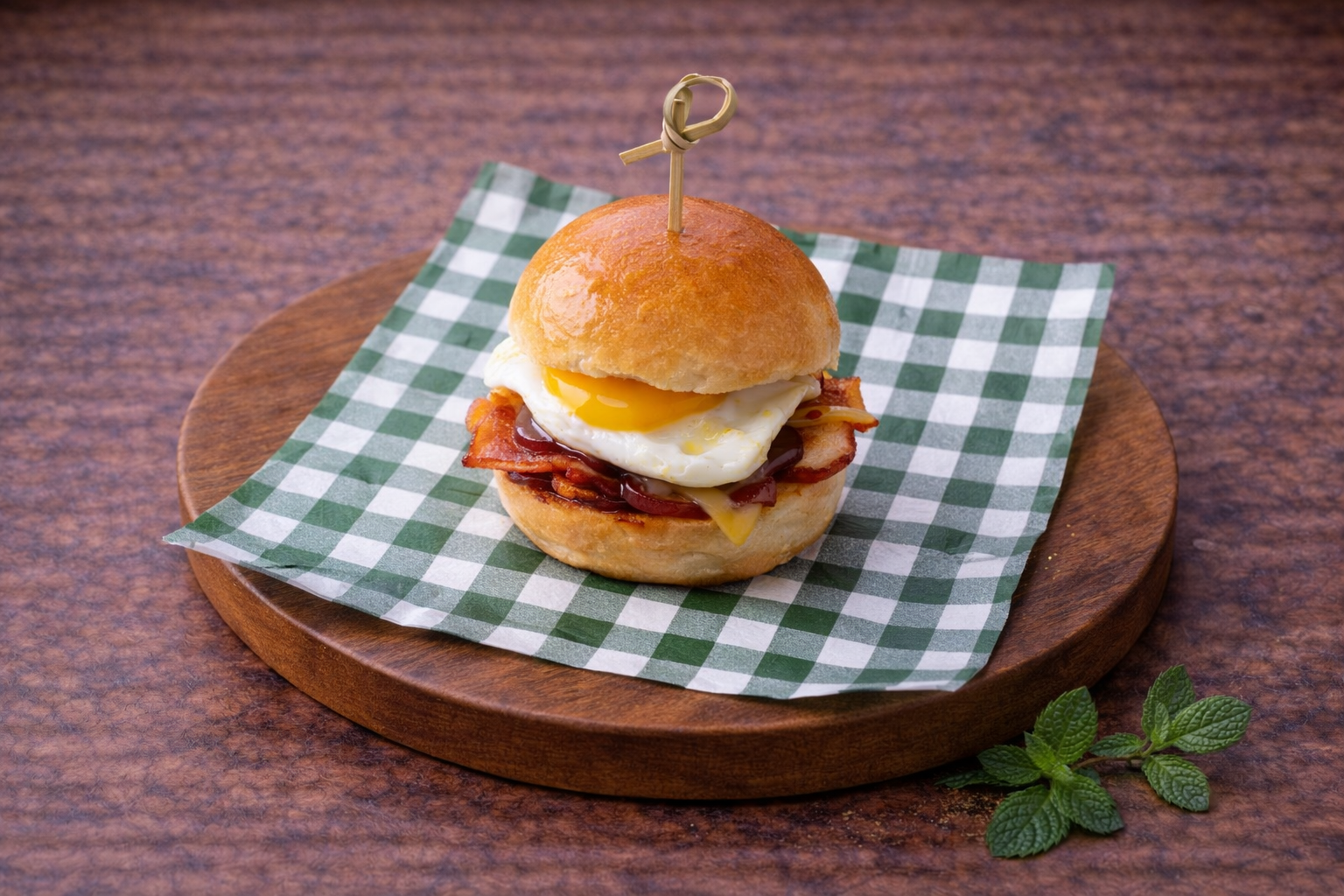Mini Brekky Slider | Bacon & Egg