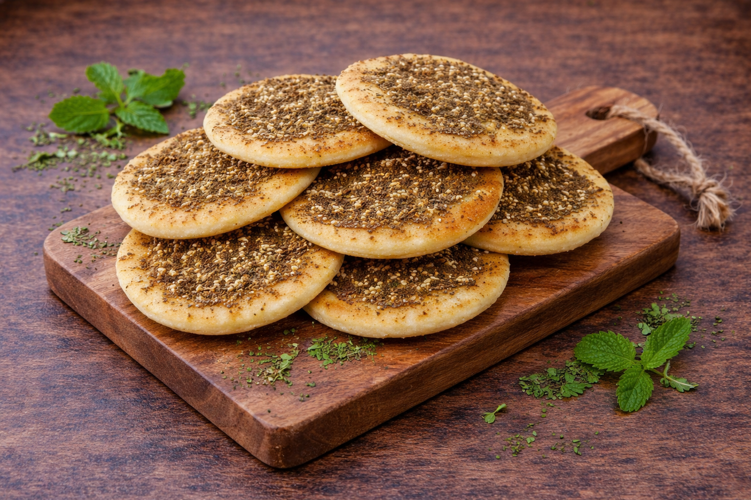 Mini Za’atar Flatbreads