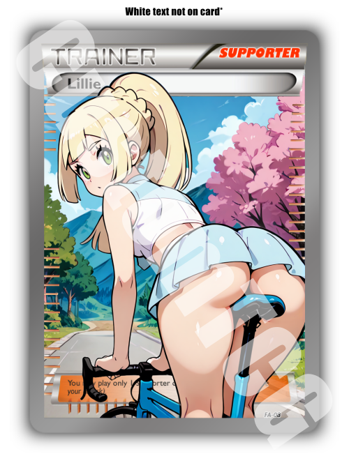 Lillie Custom Trading Card | SFW