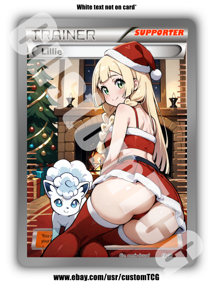 Lillie Custom Trading Card | Christmas | SFW