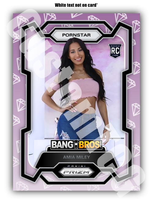 Amia Miley Prizm Adult Trading Card