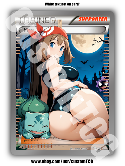 May Custom Trading Card | Halloween | Bulbasaur
