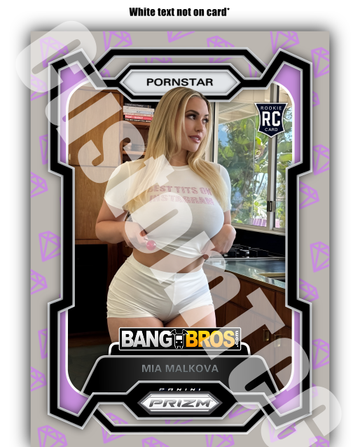 Mia Malkova Prizm Adult Trading Card
