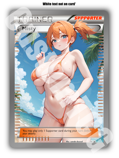 Misty Custom Trading Card | SFW