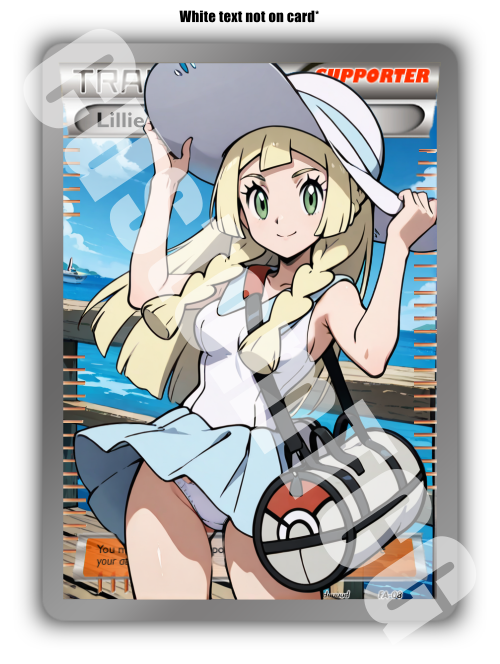 Lillie's Determination Custom Trading Card | SFW