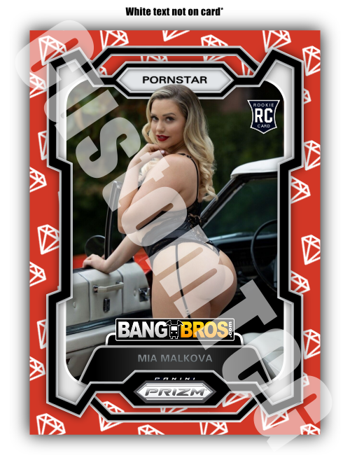 Mia Malkova Prizm Adult Trading Card