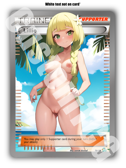 Lillie Custom Trading Card | NSFW