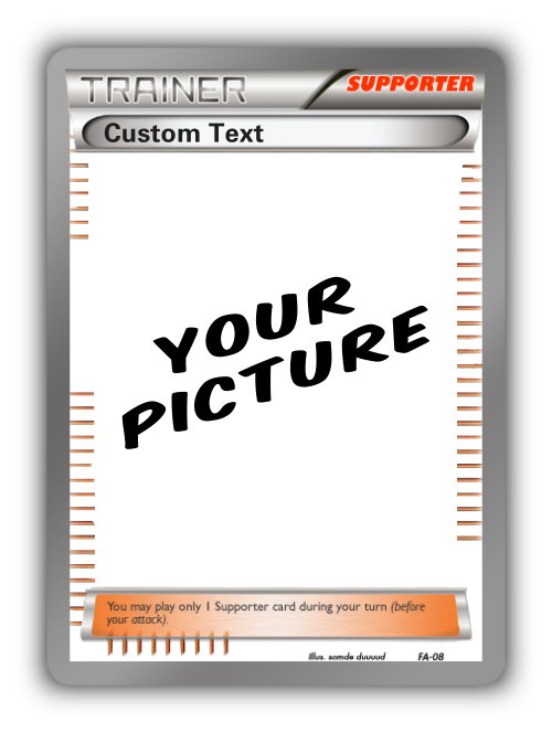 Custom Made To Order Pokemon Trading Card