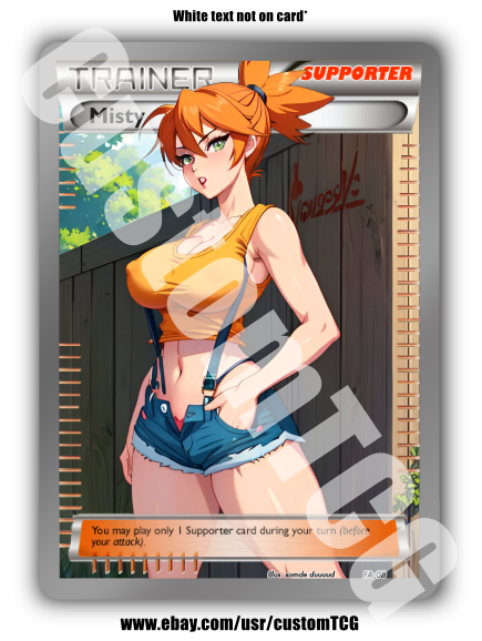 Misty Custom Trading Card | SFW