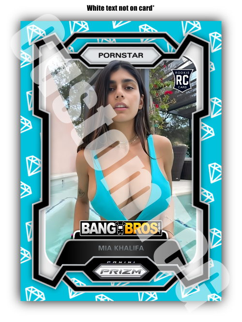 Mia Khalifa Pornstar Prizm Adult Trading Card
