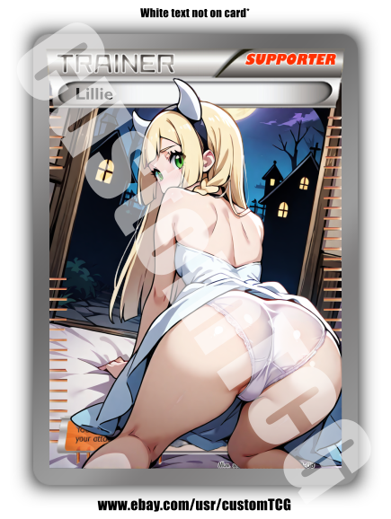 Lillie Custom Trading Card | Halloween
