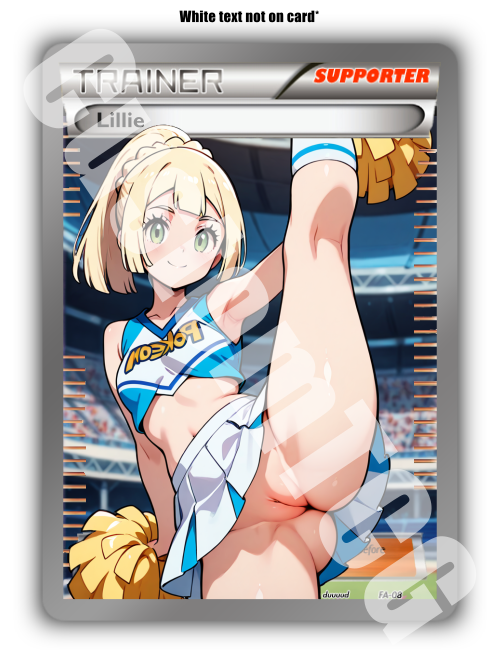 Lillie Custom Trading Card | NSFW