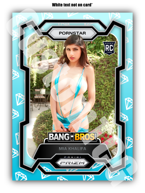 Mia Khalifa Pornstar Prizm Adult Trading Card