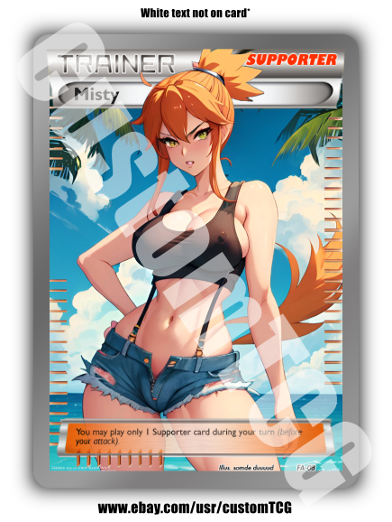 Misty Custom Trading Card | SFW