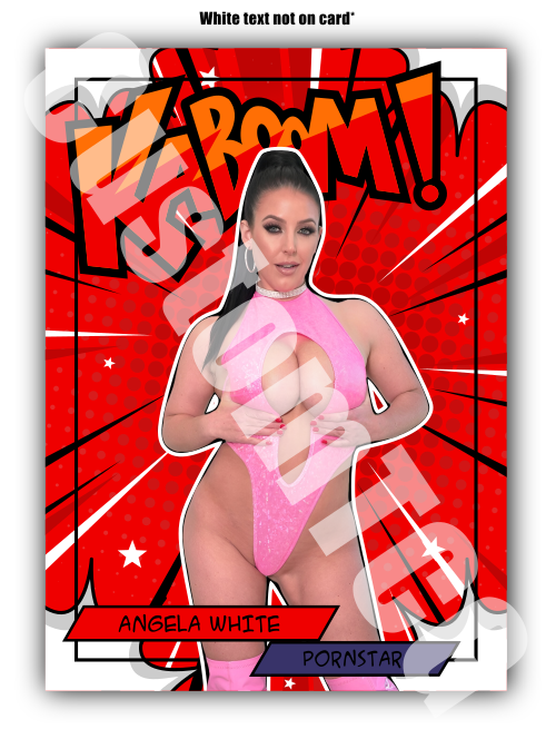 Angela White Pornstar Kaboom! Adult Trading Card